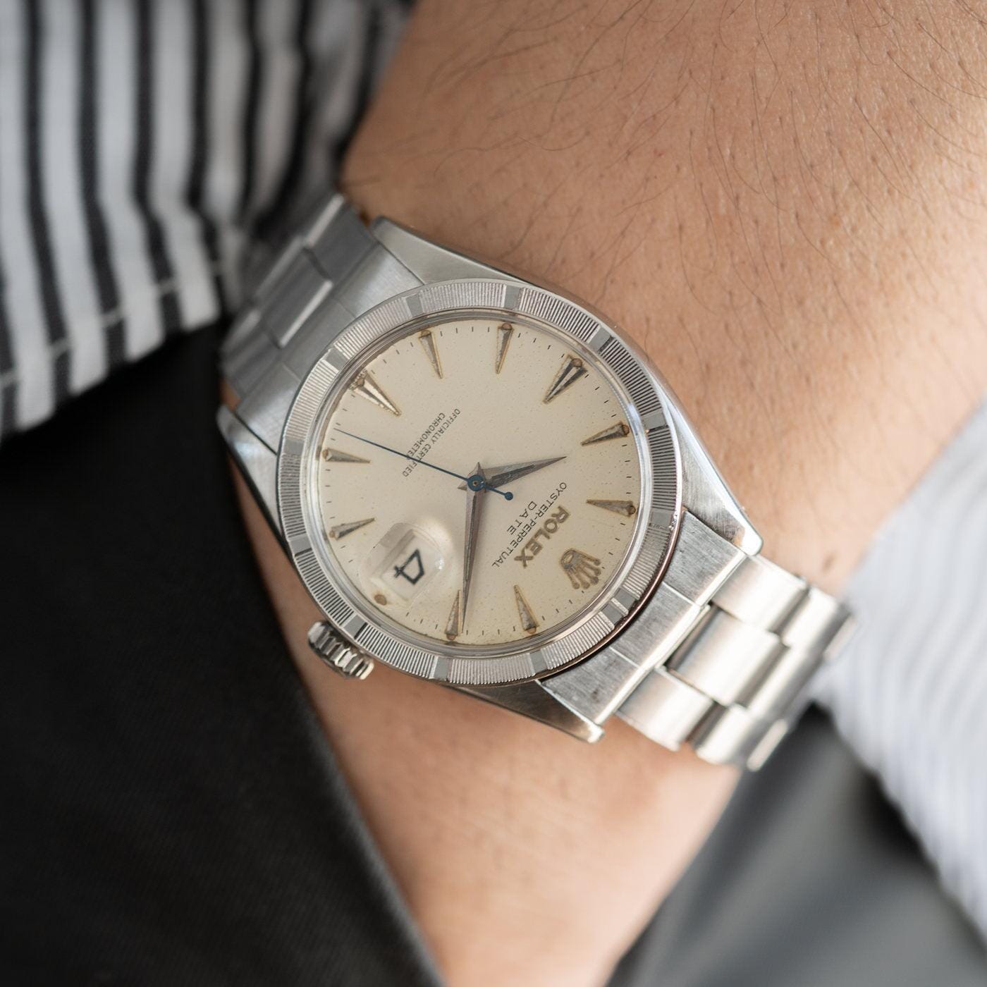 ROLEX Oyster Perpetual Date 6535 1950s - Arbitro