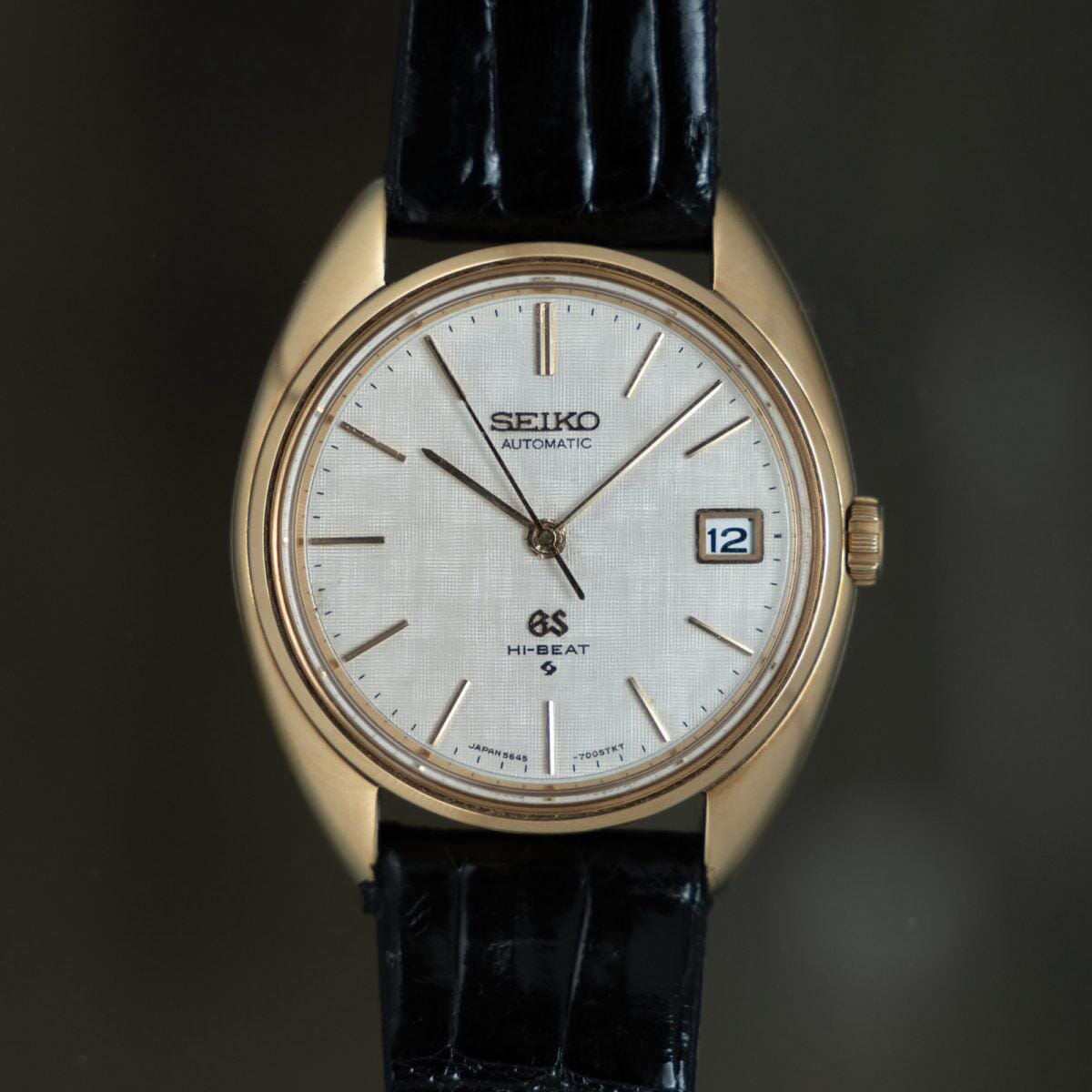 GRAND SEIKO 5645-7005 Linen Dial 18K YG - Arbitro