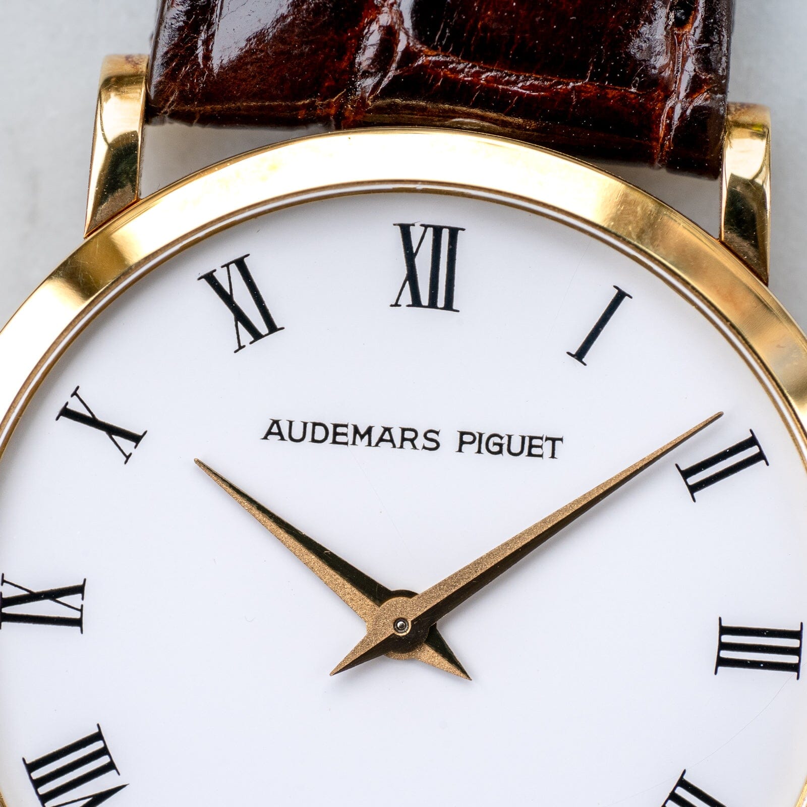 オーデマ ピゲ エクストラフラット 14273 YG ホワイトローマン Watch AUDEMARS PIGUET