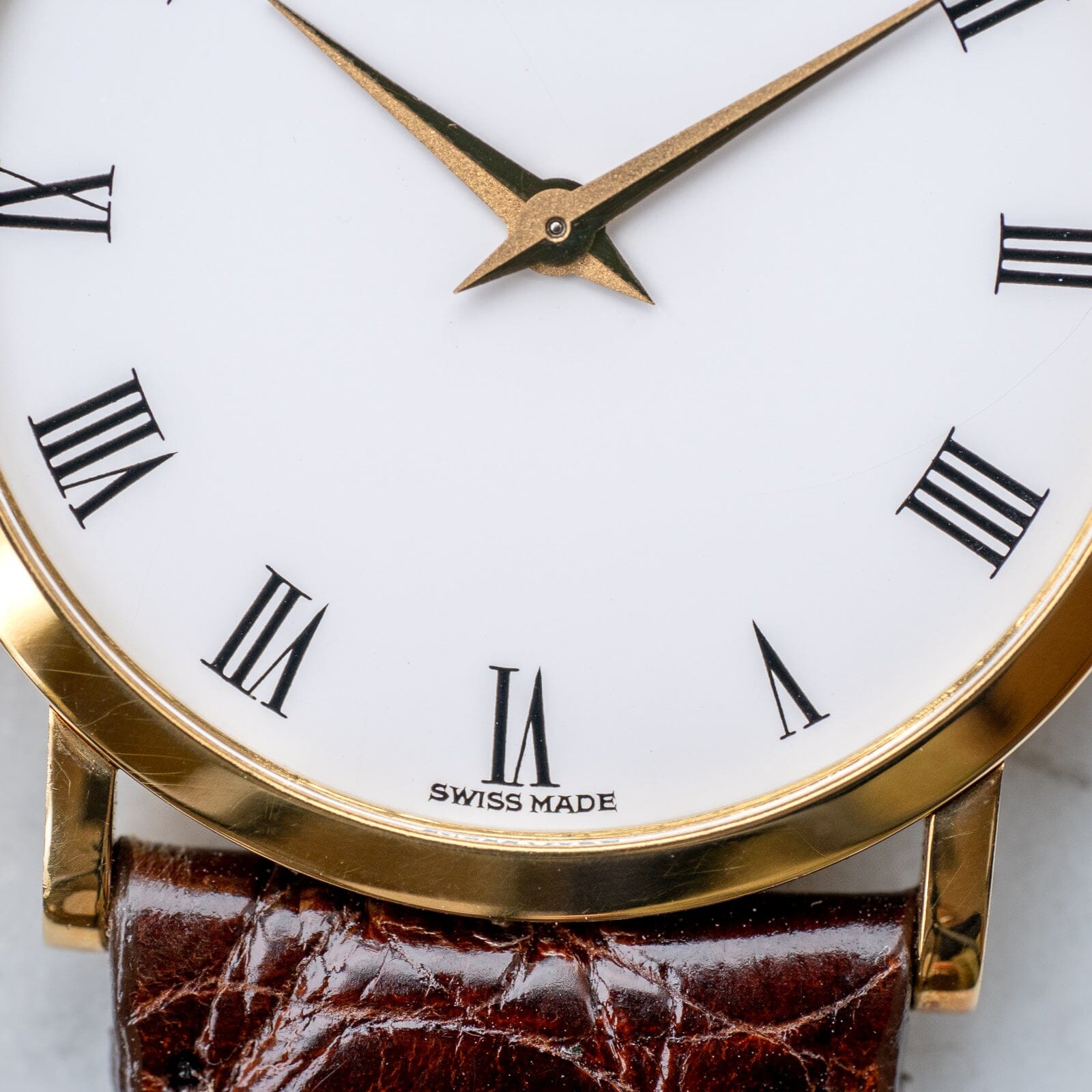 オーデマ ピゲ エクストラフラット 14273 YG ホワイトローマン Watch AUDEMARS PIGUET