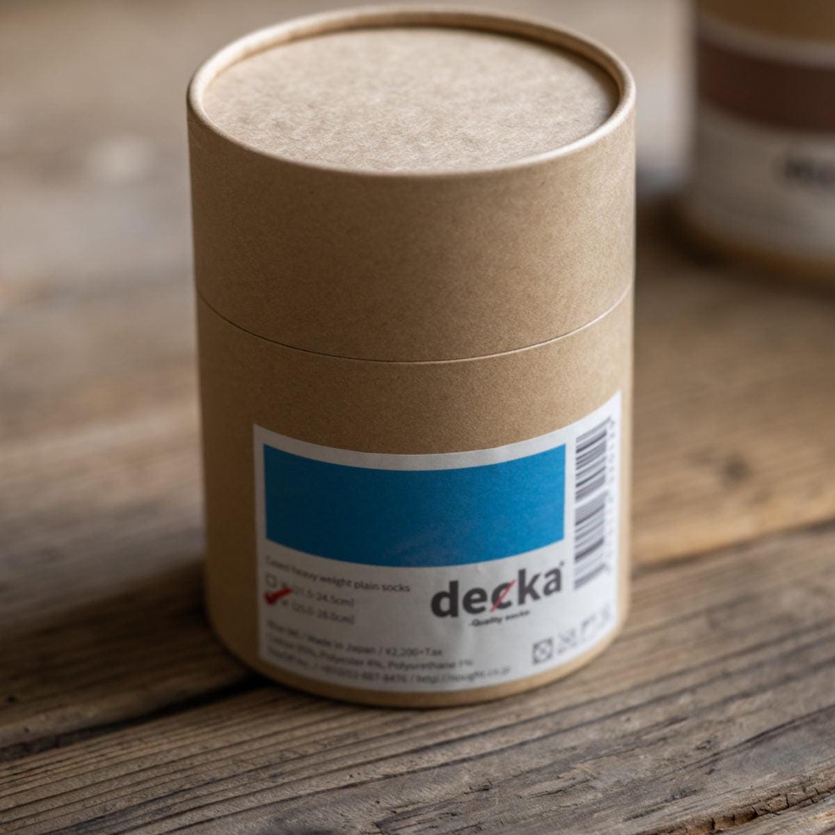 Decka heavy weight plain socks (Blue) - Arbitro