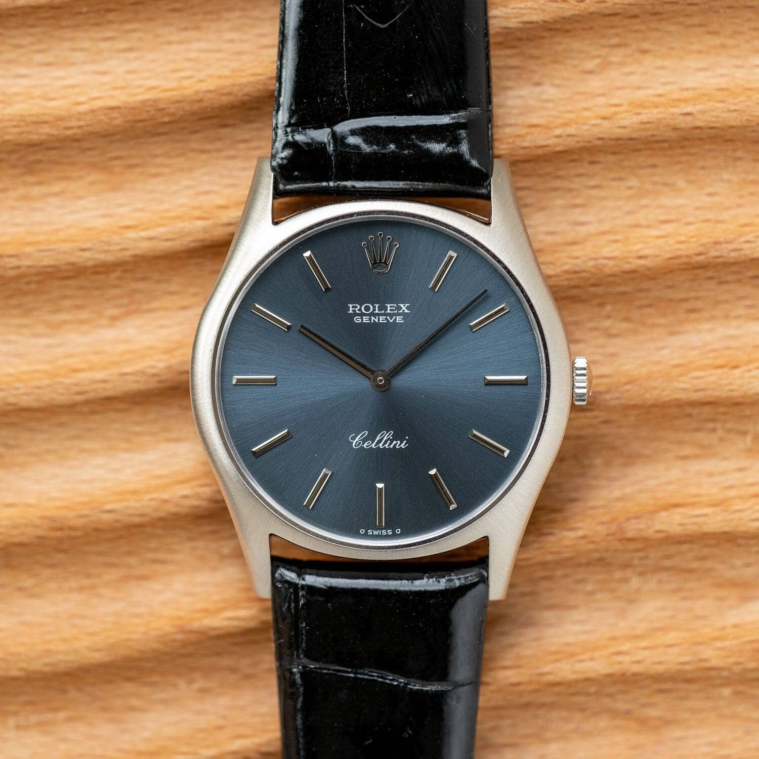 ROLEX Cellini 3804 WG Blue Grey Dial - Arbitro