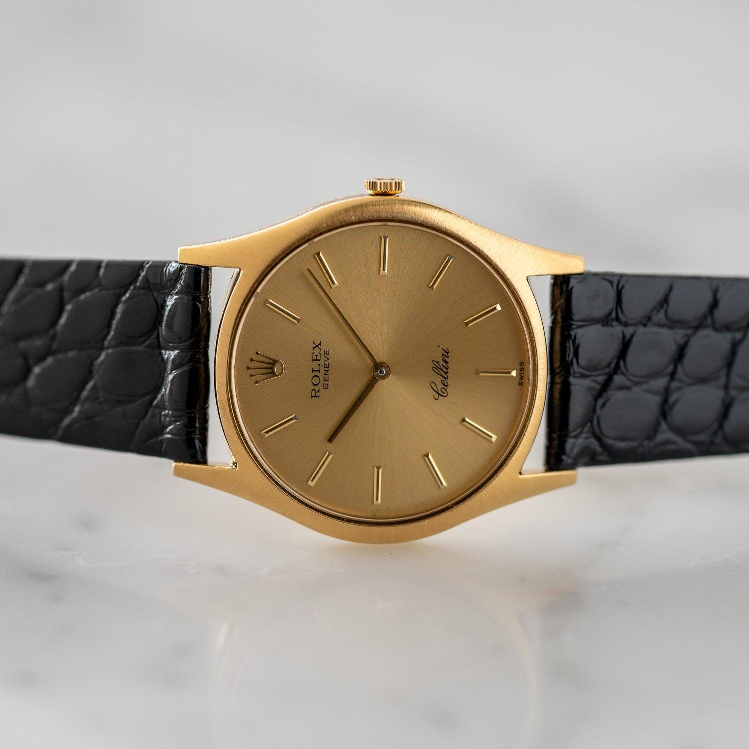 ROLEX Cellini 3804 YG Champagne Dial - Arbitro