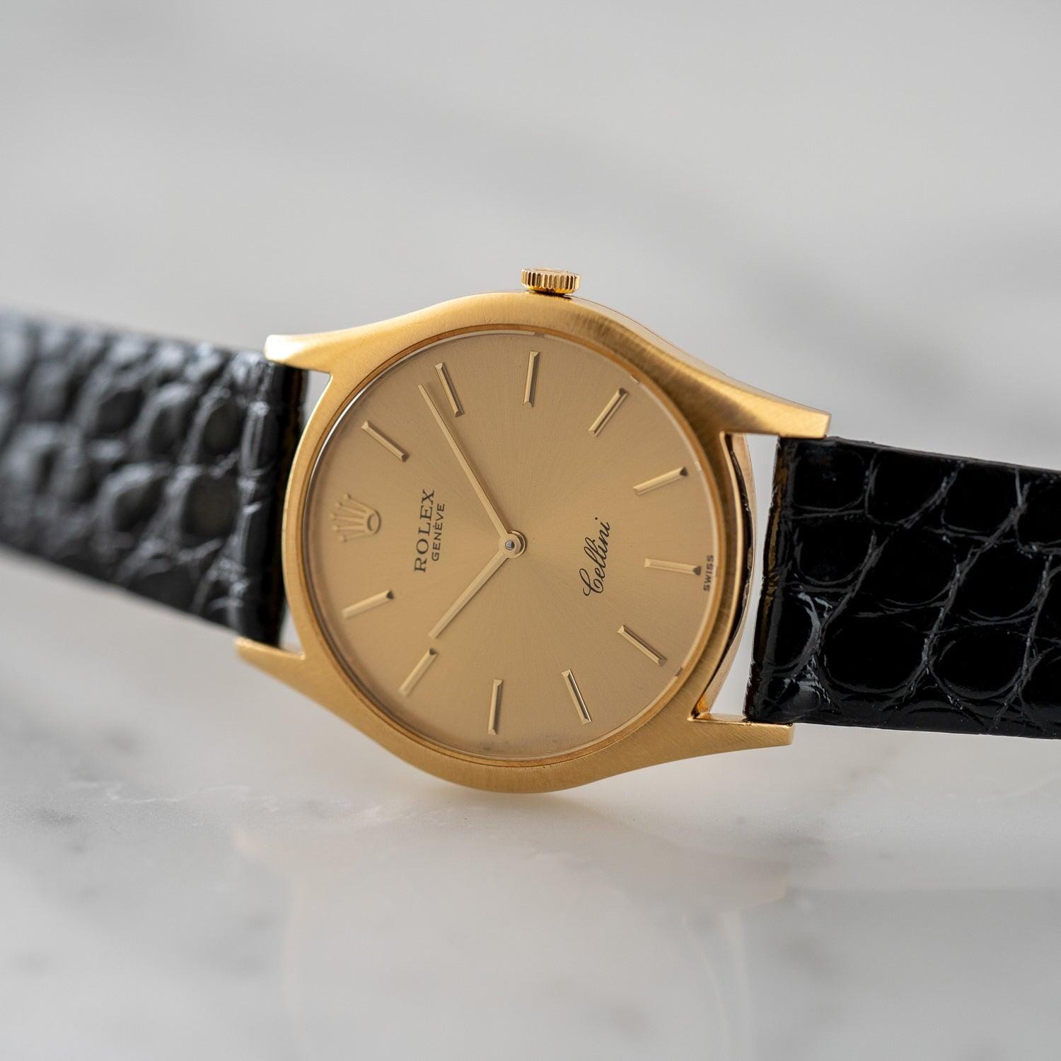 ROLEX Cellini 3804 YG Champagne Dial - Arbitro