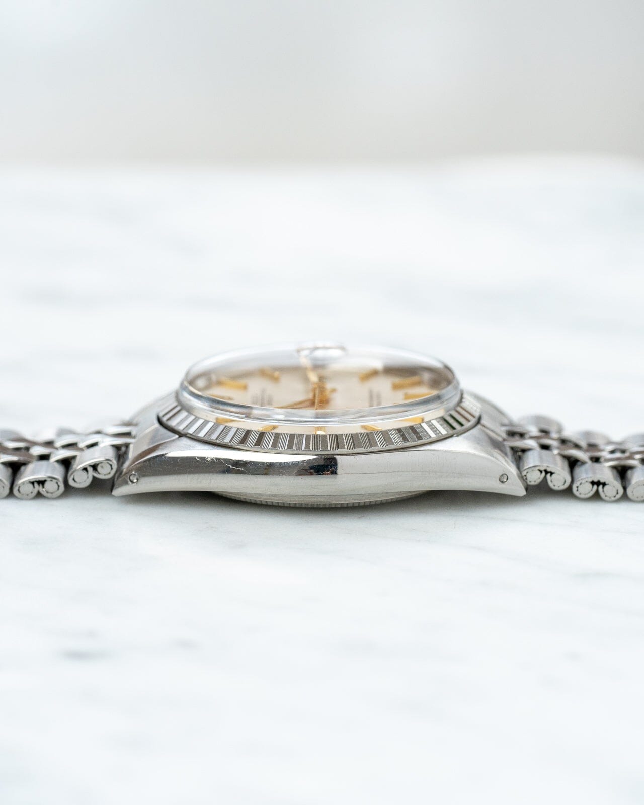 ロレックス デイトジャスト 1603 シルバーシグマダイアル 箱保証書付き Watch ROLEX