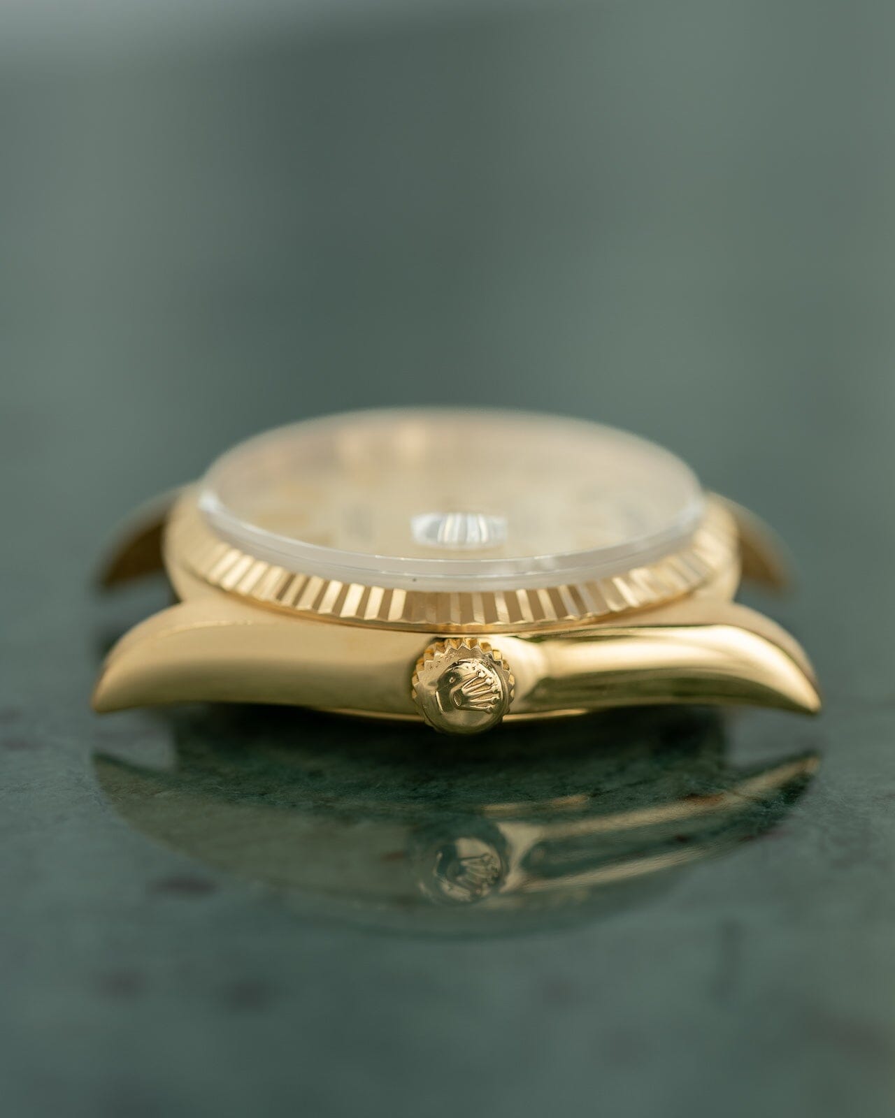 ロレックス デイデイト 18238 YG シルバースモールローマン Watch ROLEX