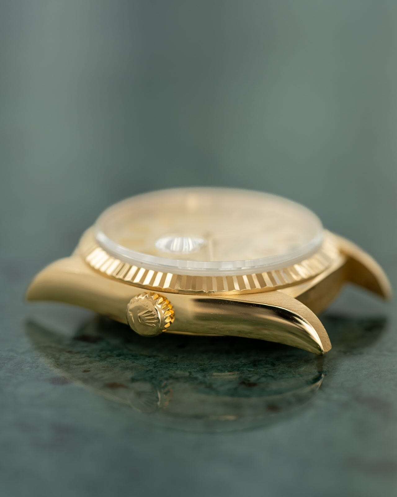 ロレックス デイデイト 18238 YG シルバースモールローマン Watch ROLEX