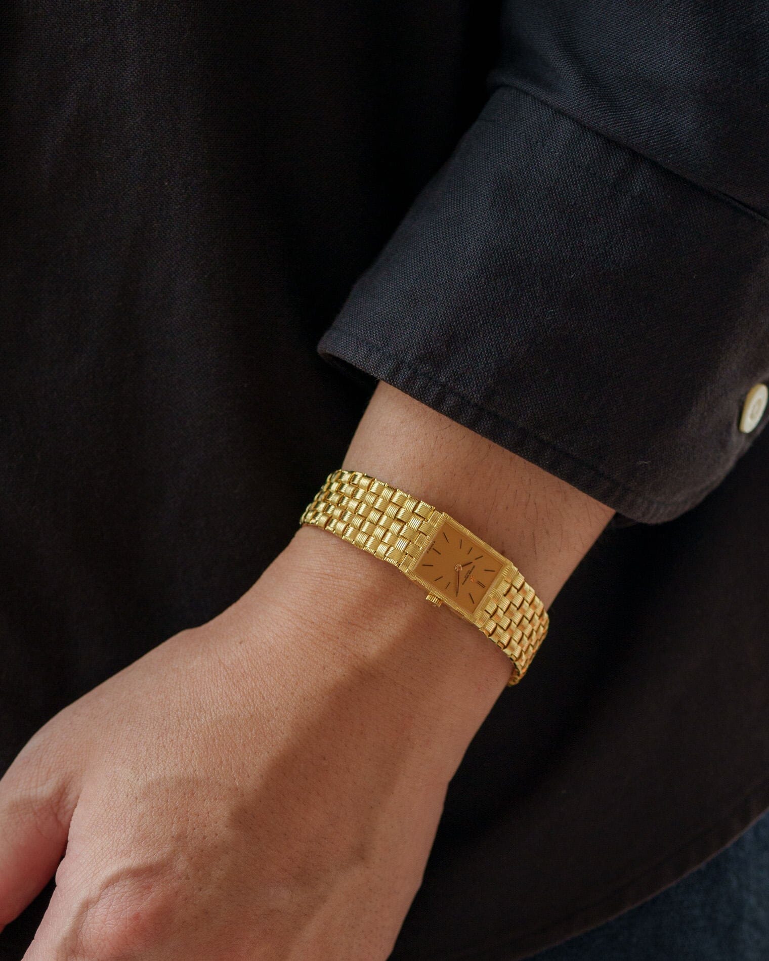 Vacheron Constantin メッシュドール YG シャンパンダイアル Watch VACHERON CONSTANTIN 