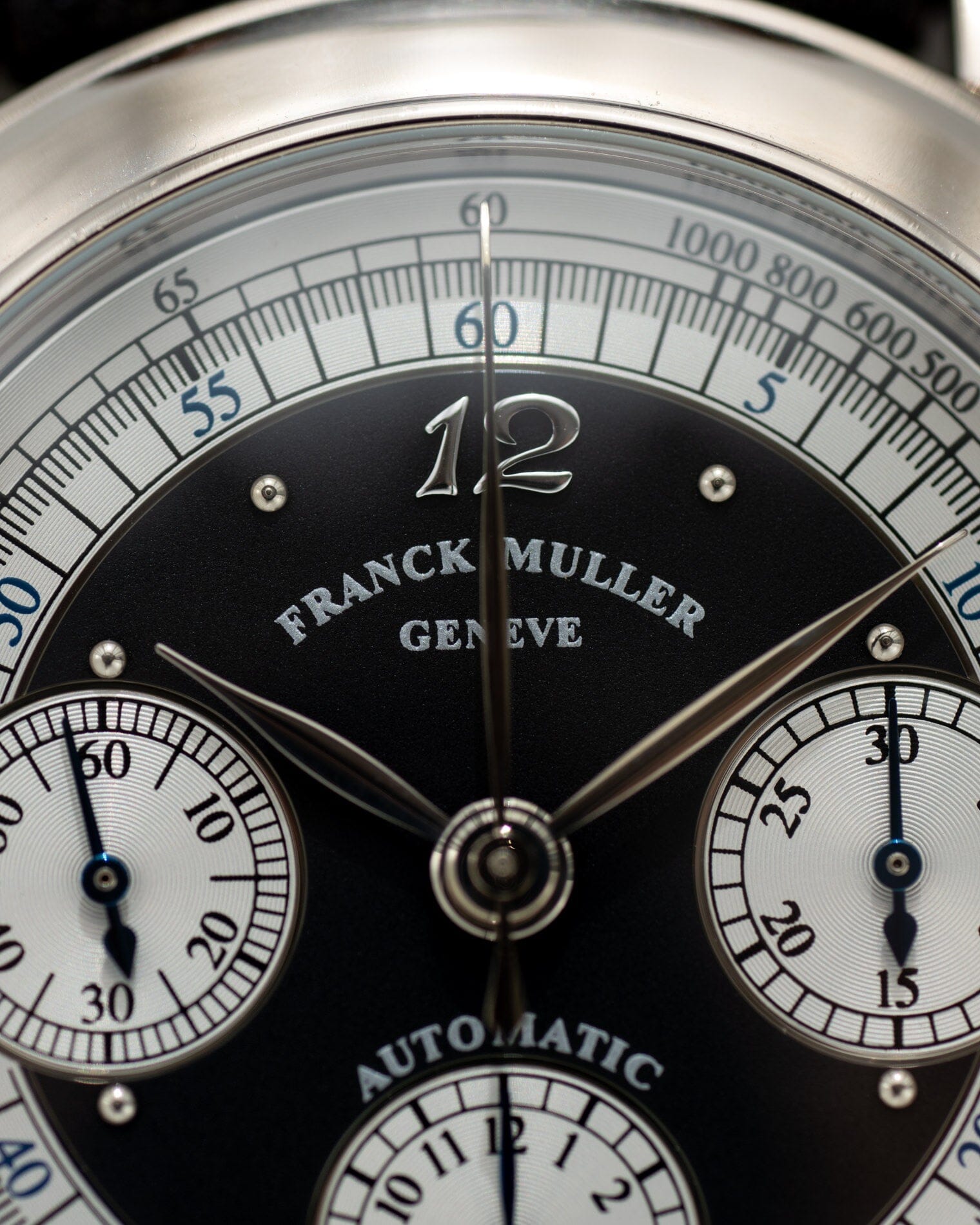 Franck Muller 7000CC クロノグラフ WG ブラック 箱保証書付き Watch FRACK MULLER 