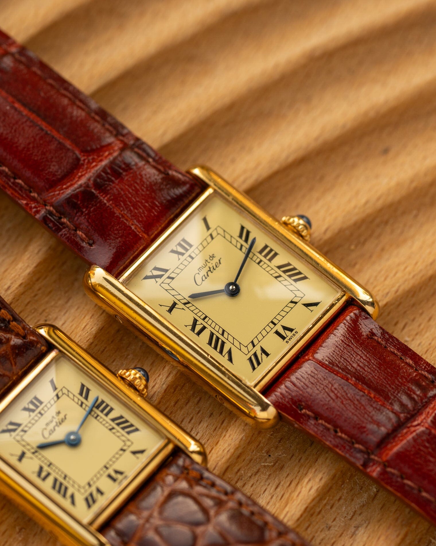 カルティエ/Cartier マストタンクLM/アイボリー - 腕時計(アナログ)