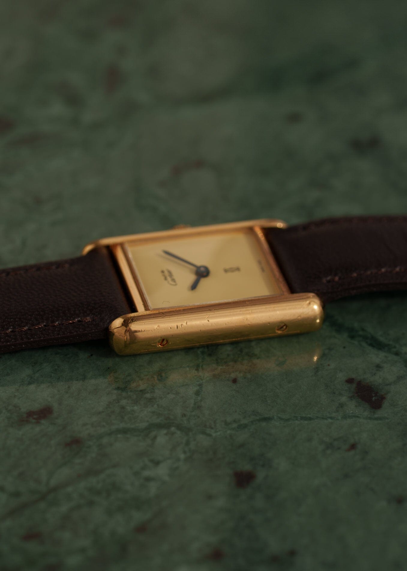カルティエ マストタンク SM アイボリー 手巻き Watch CARTIER 
