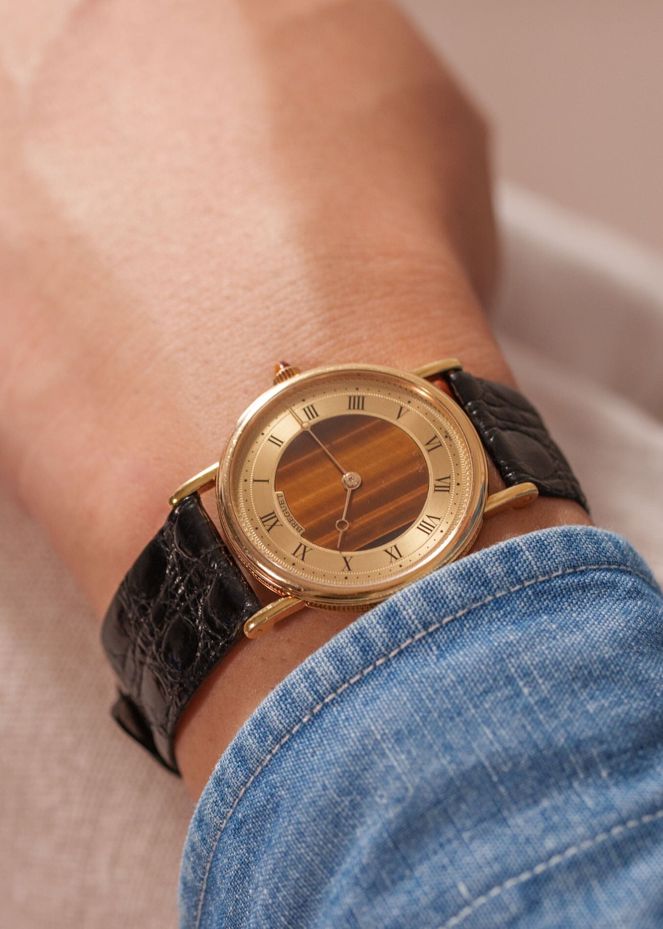 Breguet クラシック YG タイガーアイ 手巻き Cal.839 Watch BREGUET 