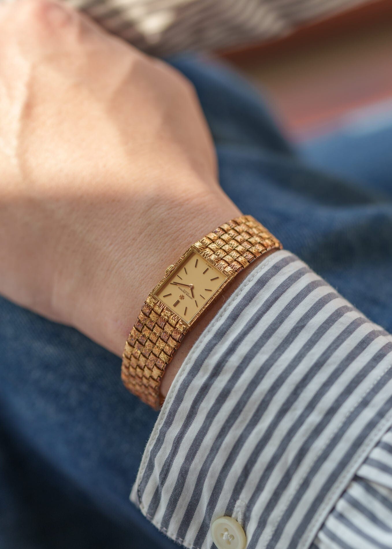 Vacheron Constantin メッシュドール YG シャンパンダイアル Watch VACHERON CONSTANTIN 