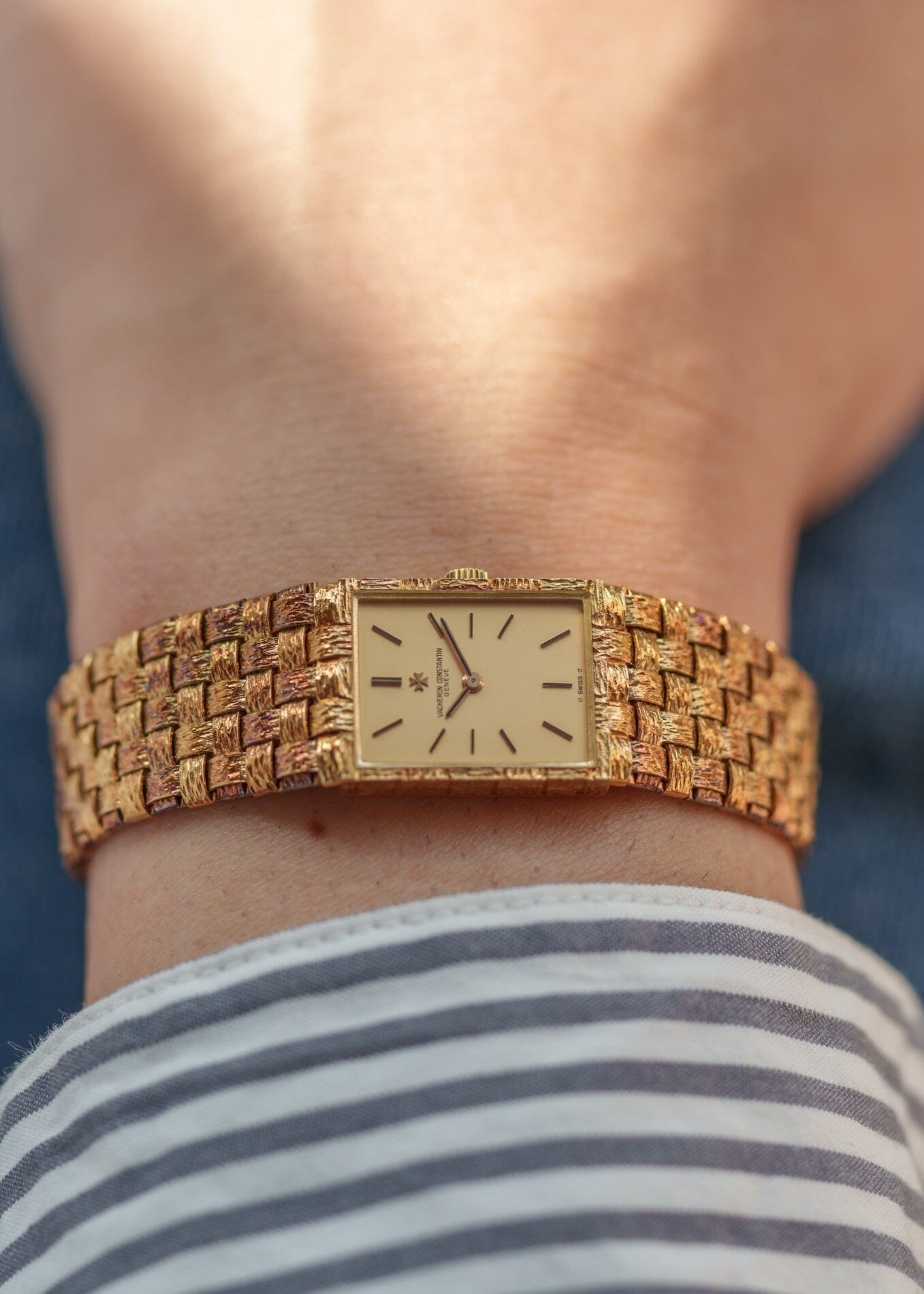 Vacheron Constantin メッシュドール YG シャンパンダイアル Watch VACHERON CONSTANTIN 