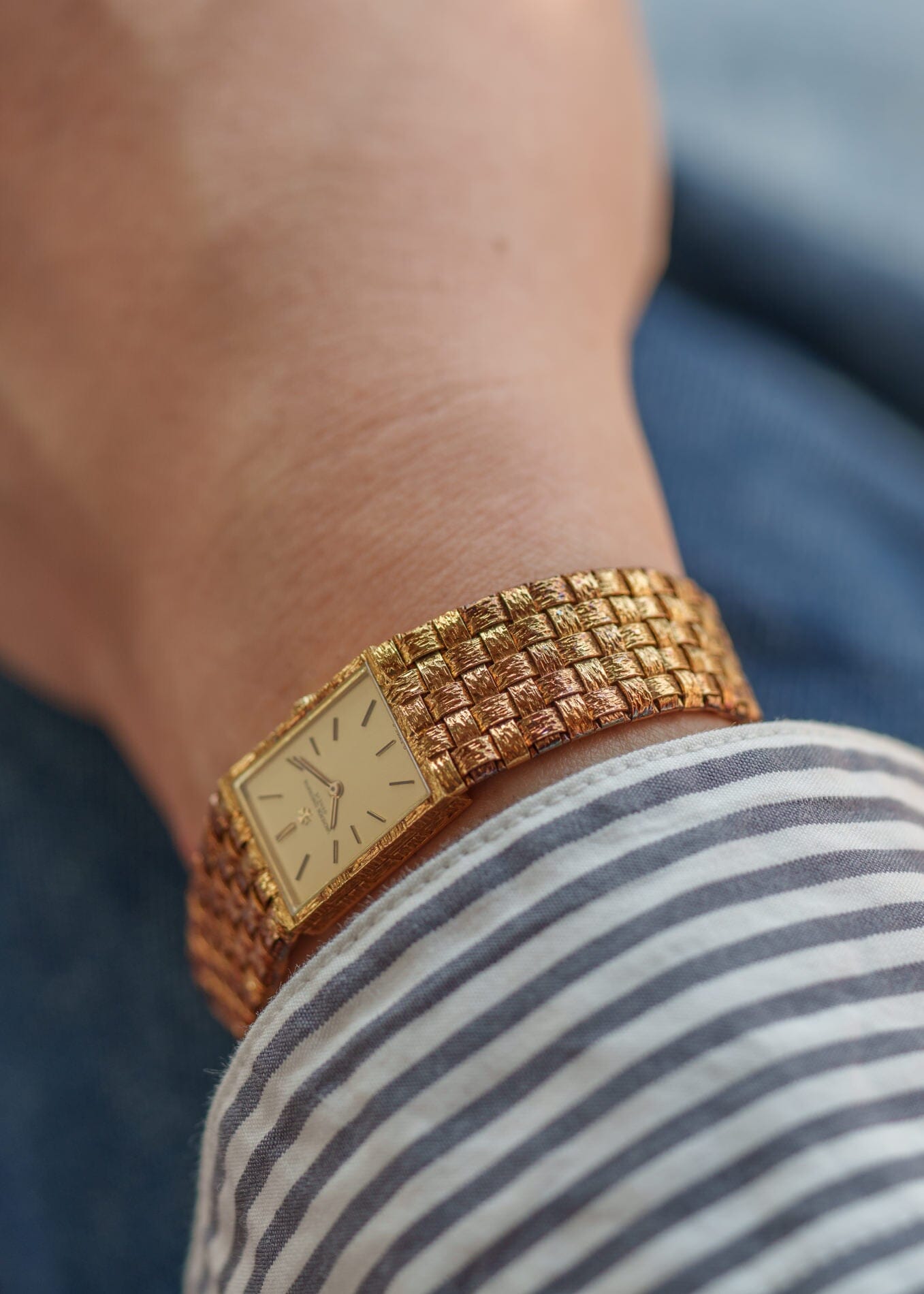 Vacheron Constantin メッシュドール YG シャンパンダイアル Watch VACHERON CONSTANTIN 