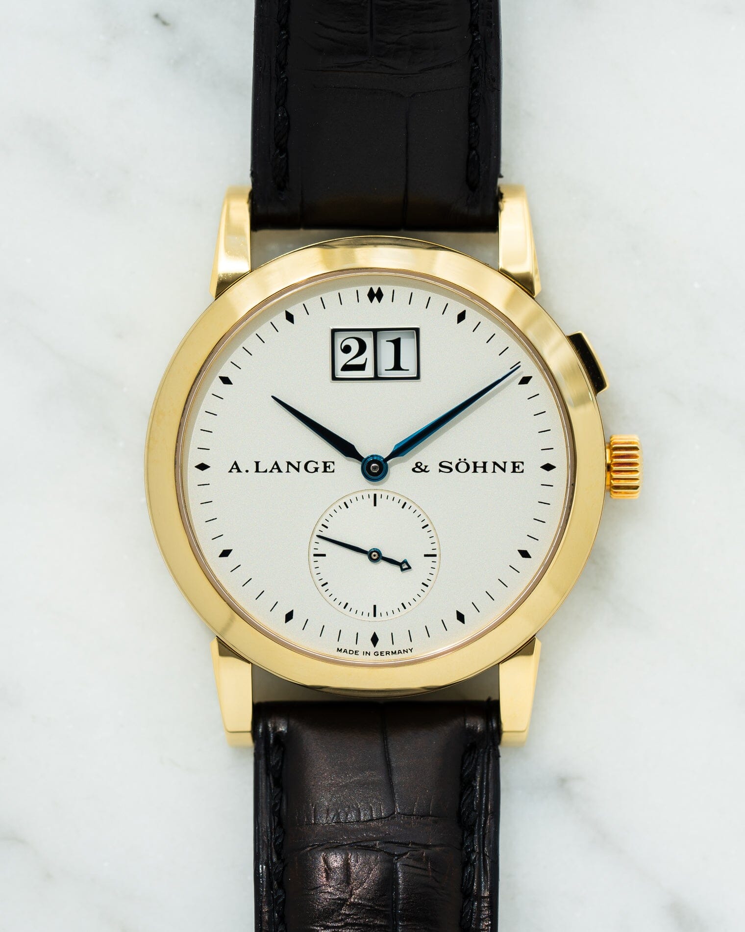 A. Lange & Söhne サクソニア 105.022 YG 箱保証書付き Watch A. LANGE & SOHNE 