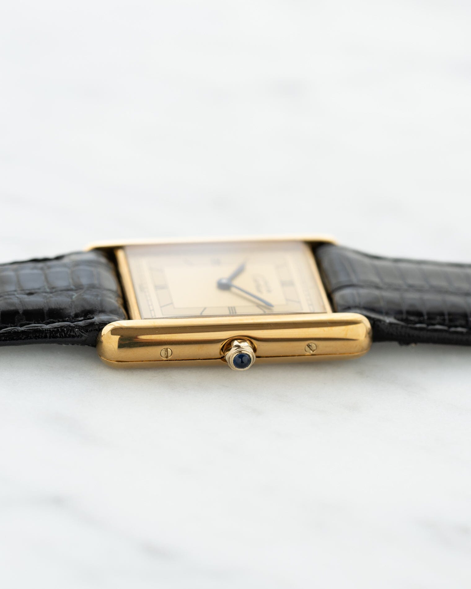 must de Cartier Tank LM Small Roman ARBITRO 