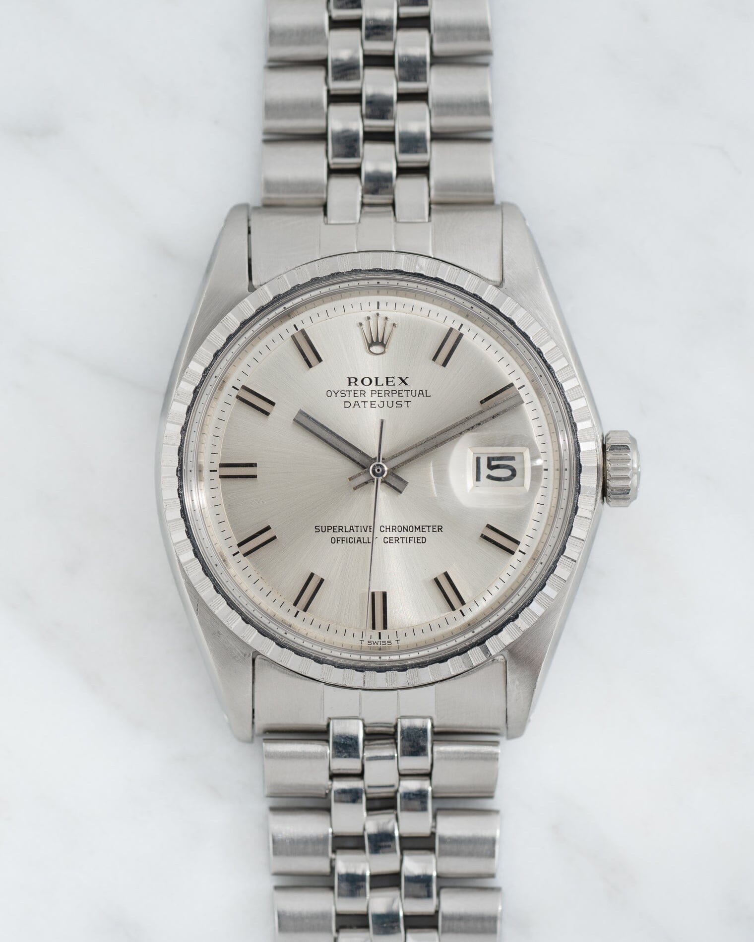 Rolex Datejust 1601 Wide Boy Dial Watch ROLEX 