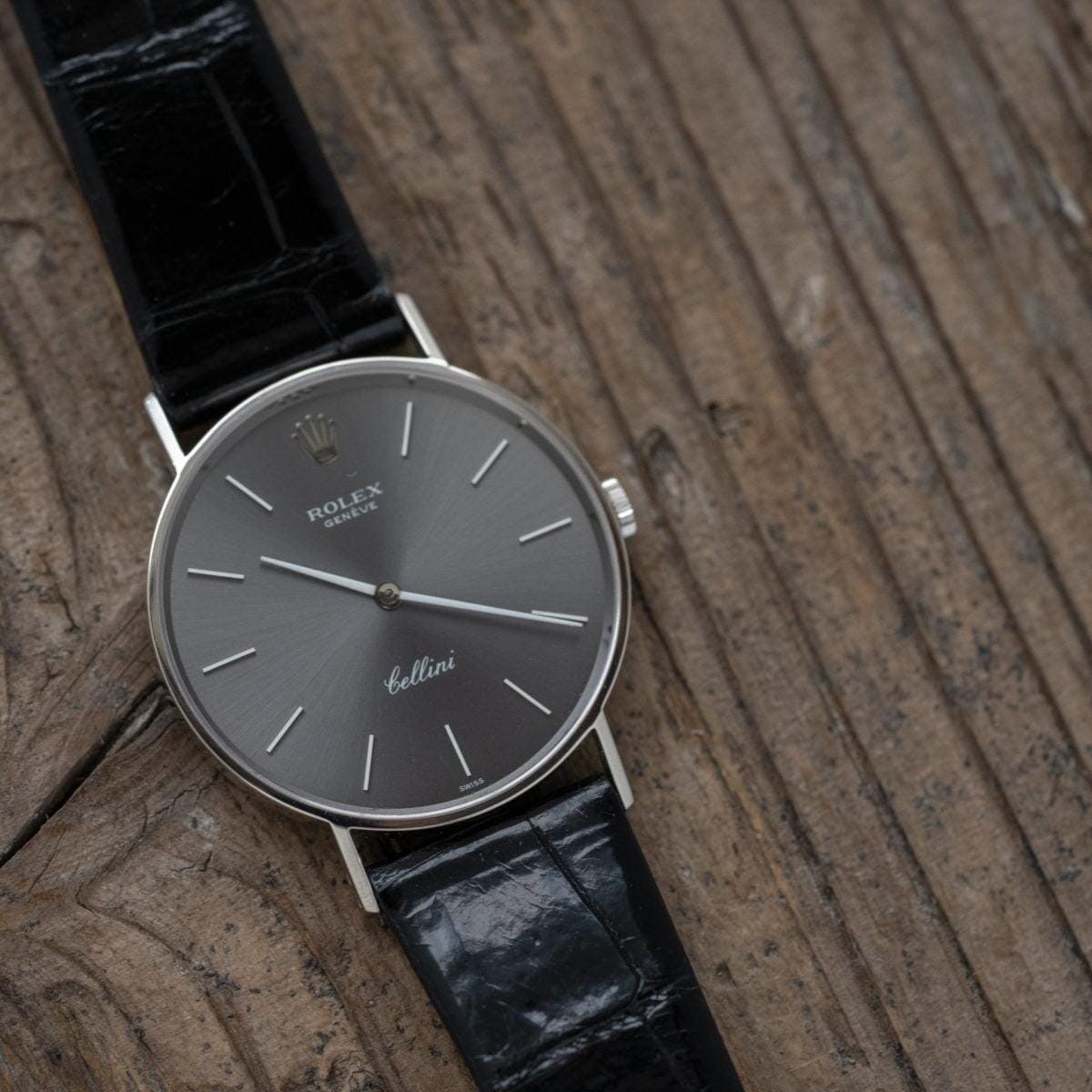 ROLEX Cellini 3833 WG Grey Dial 1970s - Arbitro