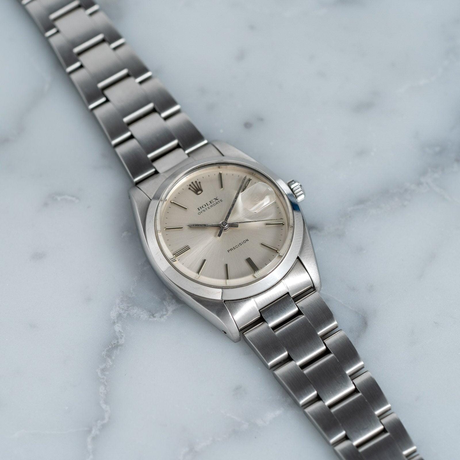 ROLEX Oysterdate Precision 6694 Silver - Arbitro