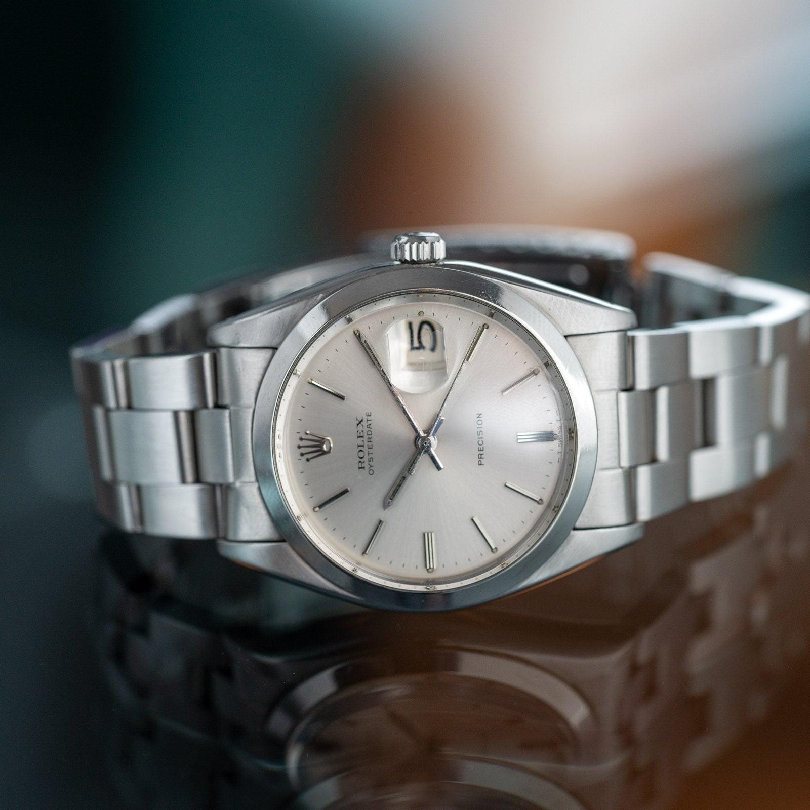 ROLEX Oysterdate Precision 6694 Silver - Arbitro