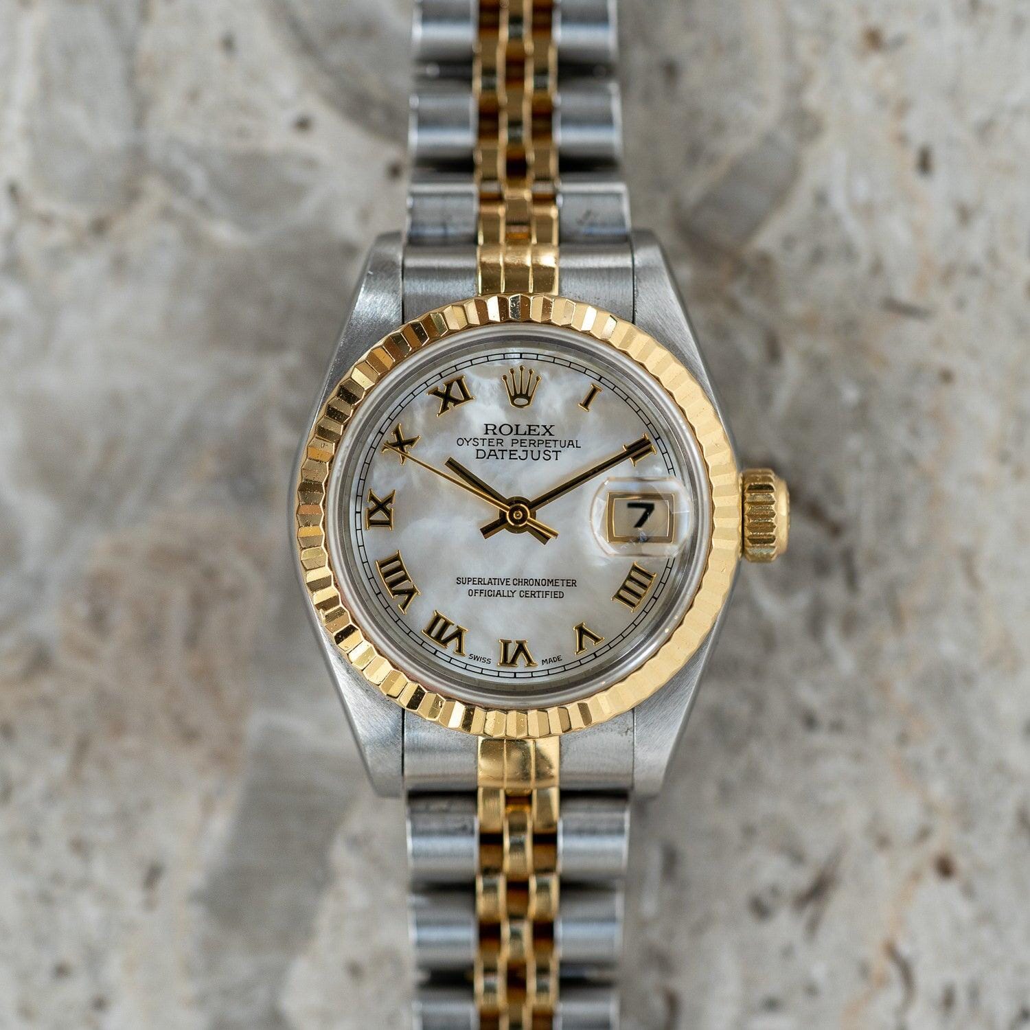 ROLEX Lady-Datejust 69173NR White Shell Dial - Arbitro