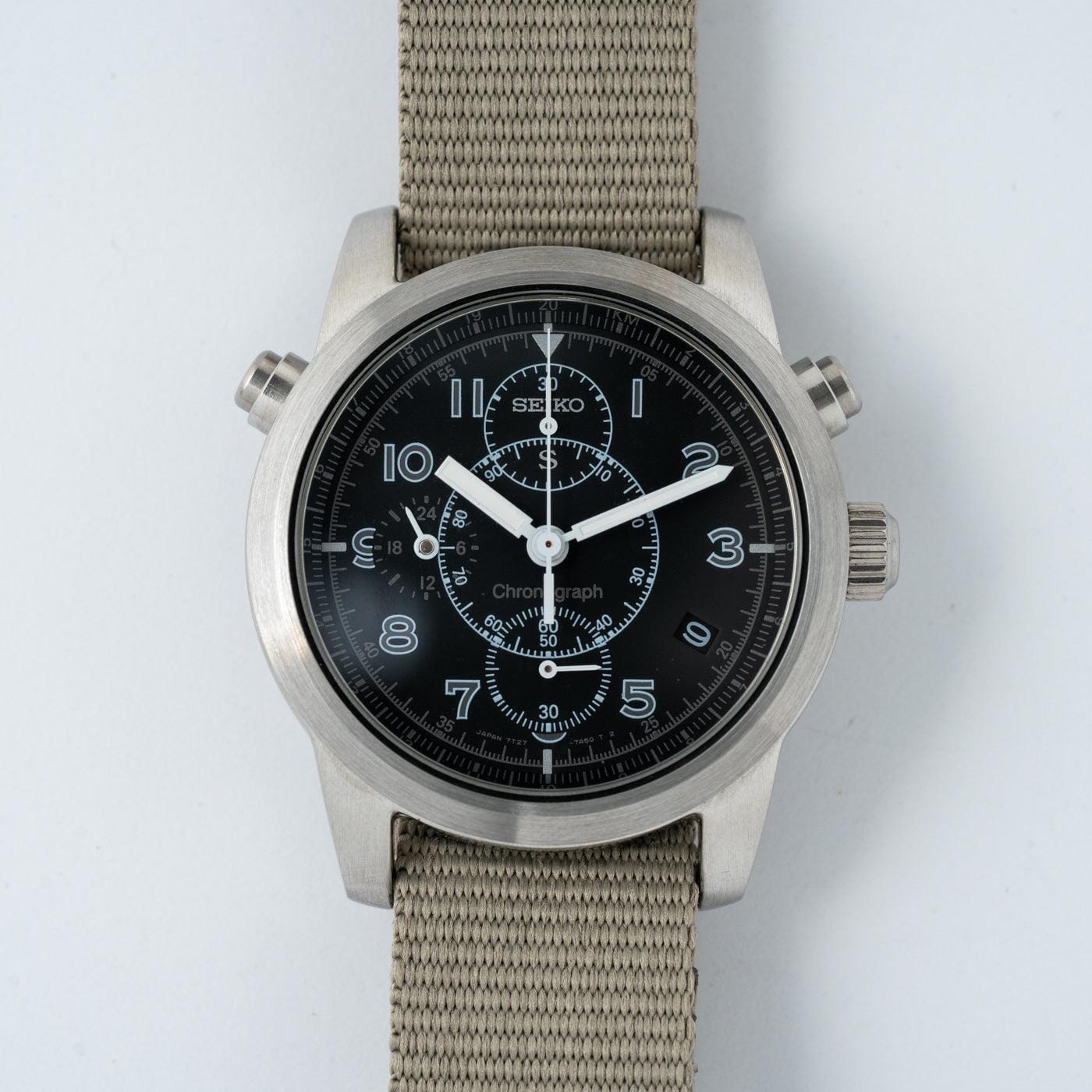 SEIKO SUS Chronograph 7T27-7A40 - Arbitro