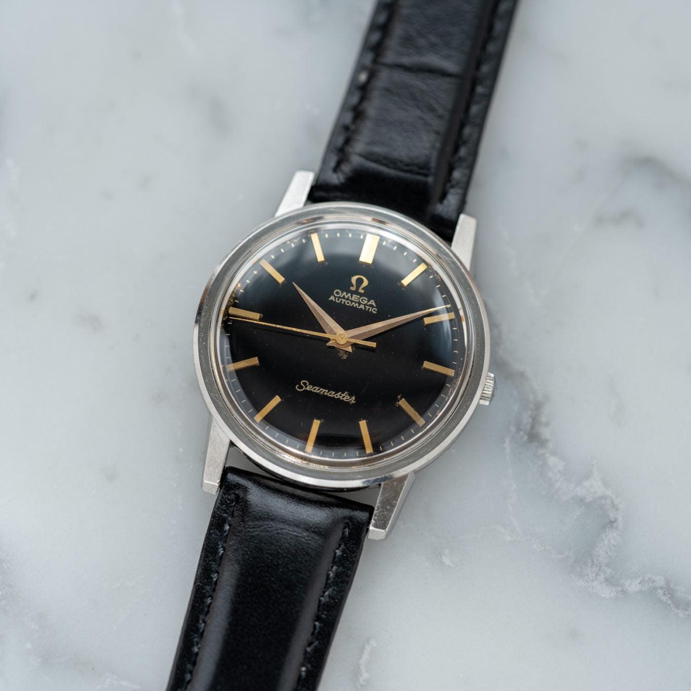 OMEGA Seamaster 165.003 Black Gilt Dial 1960s - Arbitro