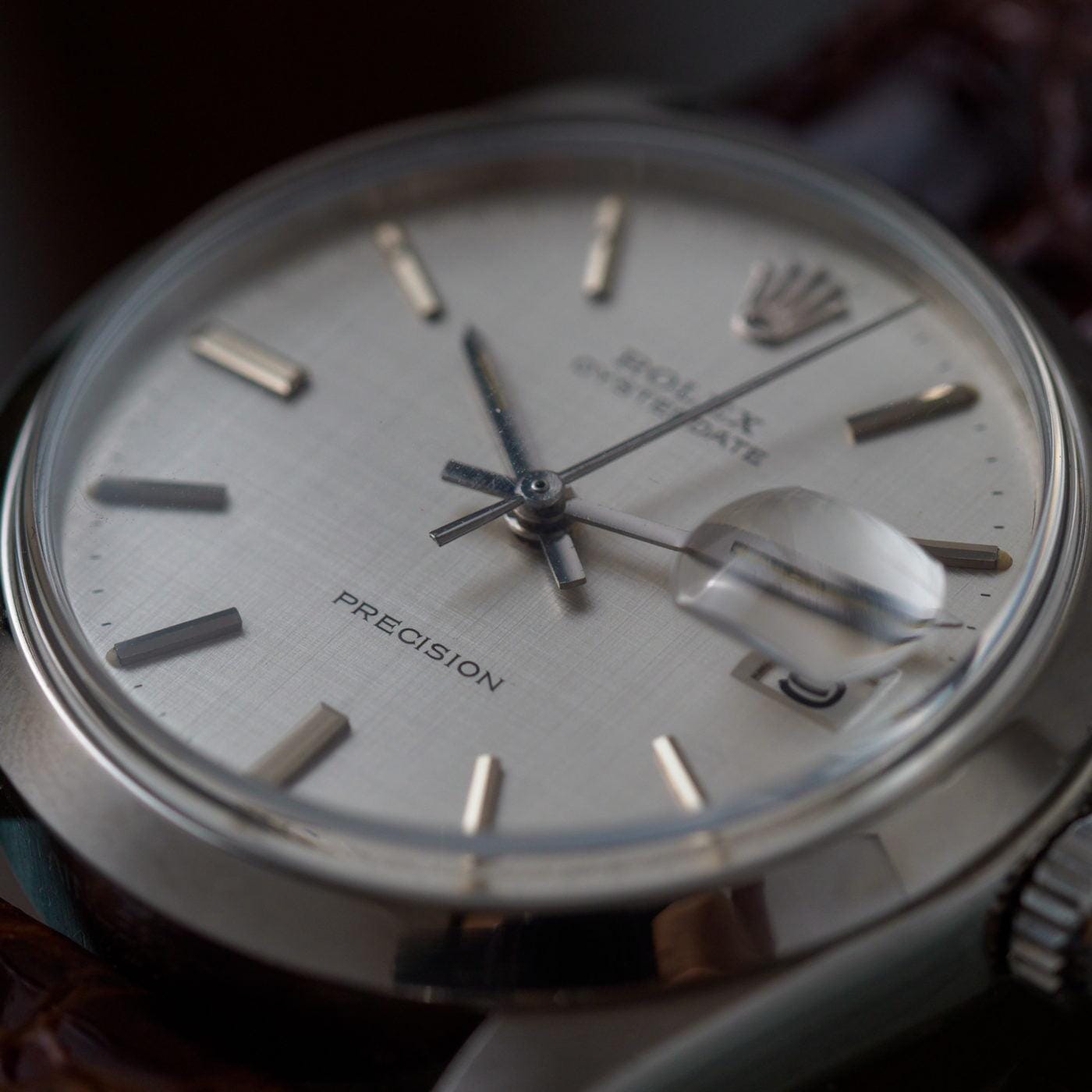 ROLEX Oyster Precision 6694 Linen Dial 1970s - Arbitro