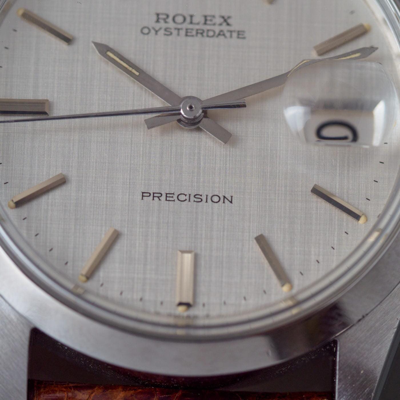 ROLEX Oyster Precision 6694 Linen Dial 1970s - Arbitro