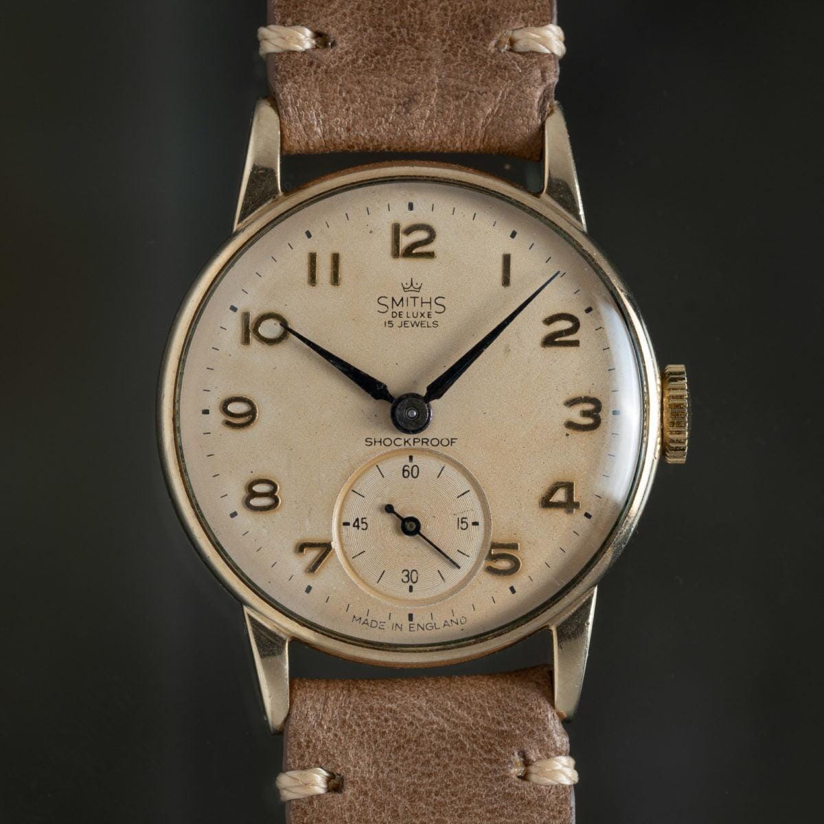 SMITHS De Luxe Cream Dial 1960s - Arbitro